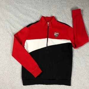 ⛰️ Ducati | Corse Pullover Sweatshirt With Zipper Black/Red/White | Size Medium